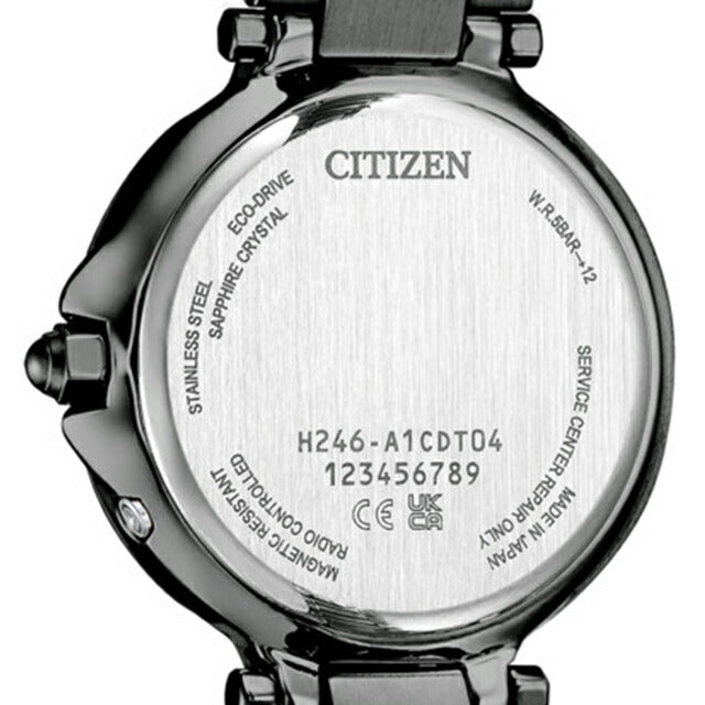 Citizen CrossCy Basic Collection Photogenerated Eco-Drive Radio Watch Brand Women&