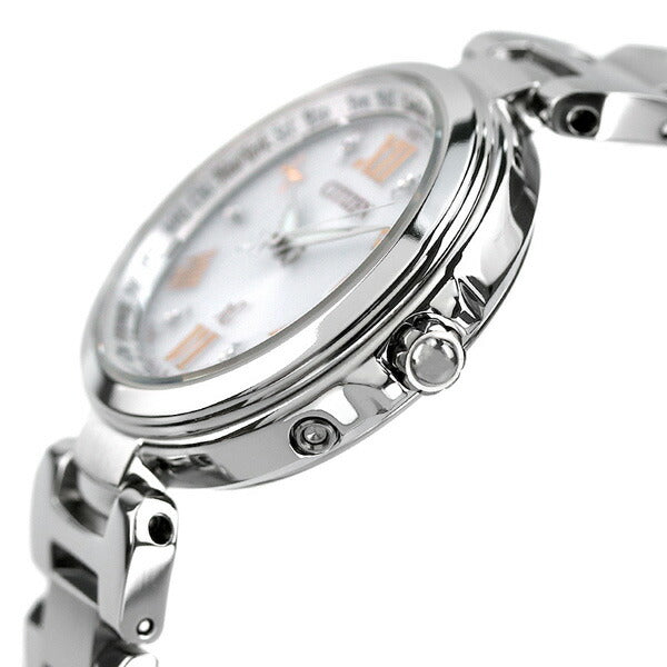 Citizen CrossCy Eco Drive Solar Radio Watch Happy Flight White CITIZEN xC EC1030-50A Watch Brand Women&