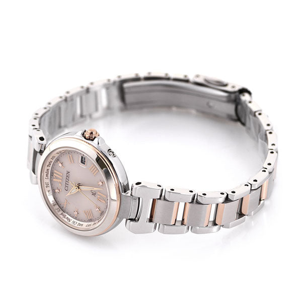Citizen CrossCy Eco Drive Solar Radio Watch Happy Flight Pink CITIZEN xC EC1034-59W Watch Brand Women&