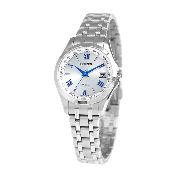 Citizen Exceed Eco Drive Solar Radio Titanium Women&