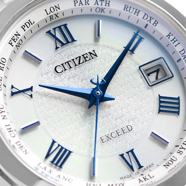 Citizen Exceed Eco Drive Solar Radio Titanium Women&