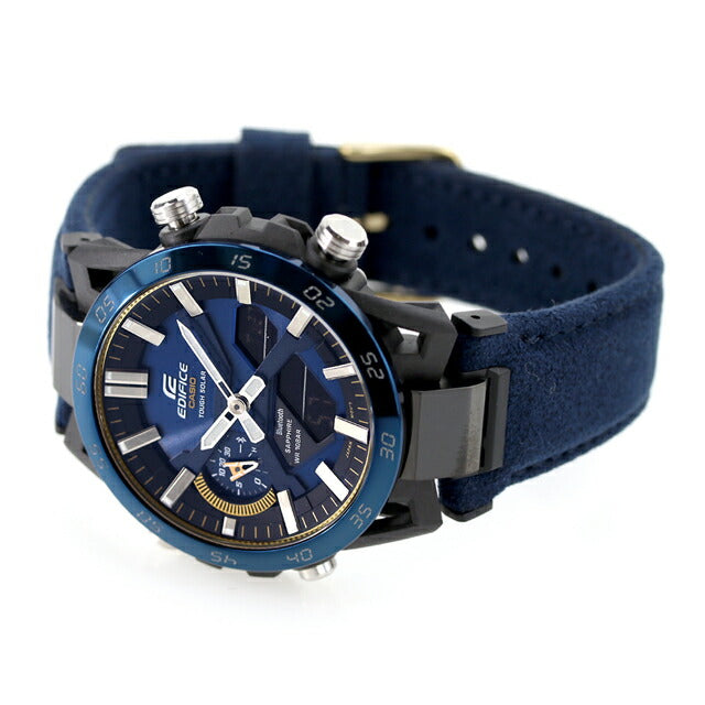 エディフィス EDIFICE ソーラー ECB-2000SS-2A カシオウオッチ50周年記念 サスペンション Bluetooth メンズ 腕時計 ブランド カシオ casio アナデジ ECB-2000SS-2ADR