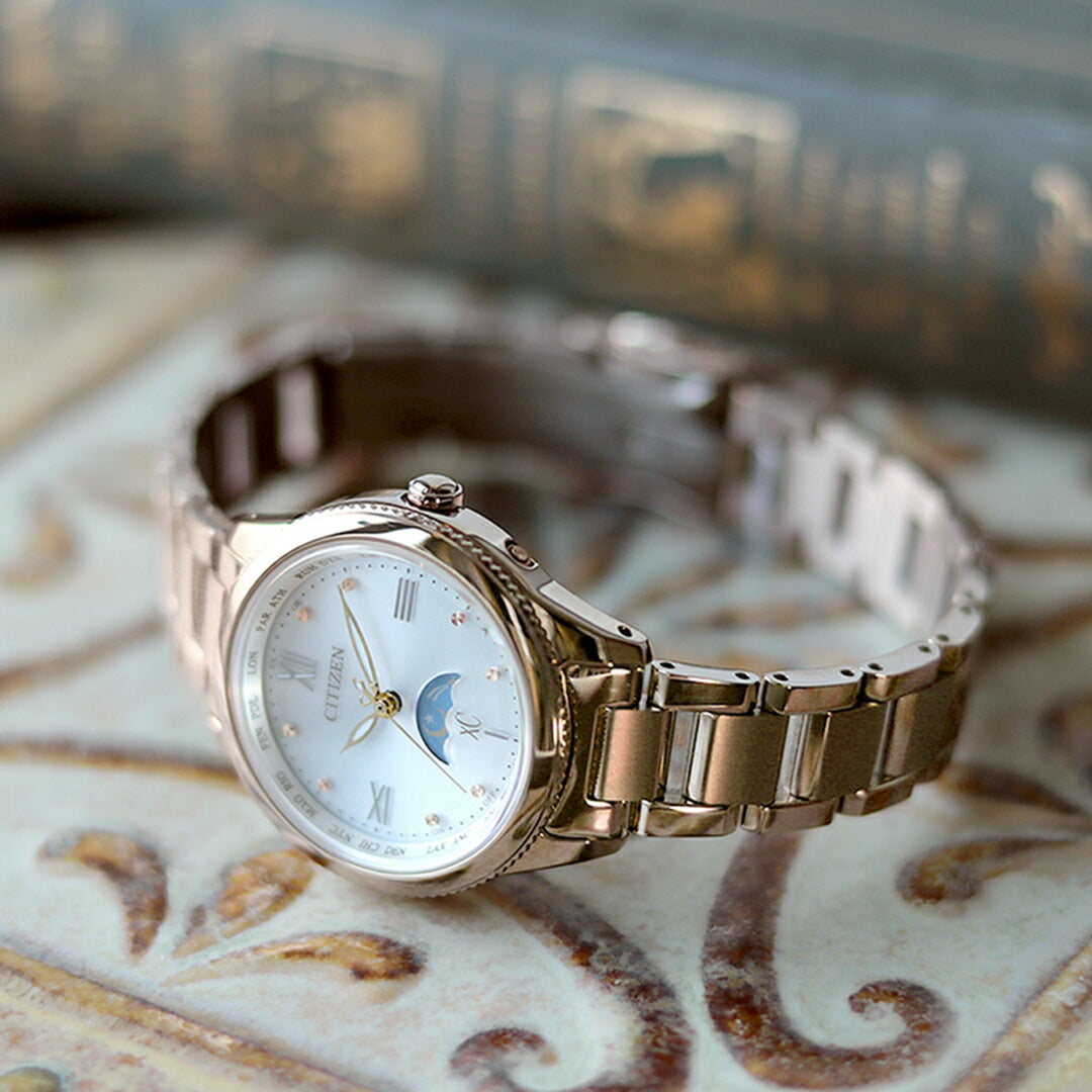 Citizen Crosscy Collection Eco-Drive太阳能电台EE1004-57A公民XC观看品牌女性EE1004-57A