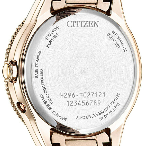 Citizen Crosscy Collection Eco-Drive太阳能电台EE1004-57A公民XC观看品牌女性EE1004-57A