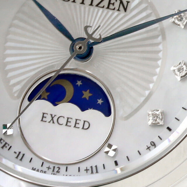 Citizen EXCEED Titania Happy Flight Photogenerated Eco-Drive Radio Watch Brand Women&