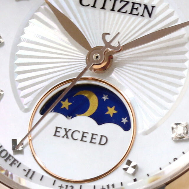 Citizen EXCEED Titania Happy Flight Photogenerated Eco-Drive Radio Watch Brand Women&