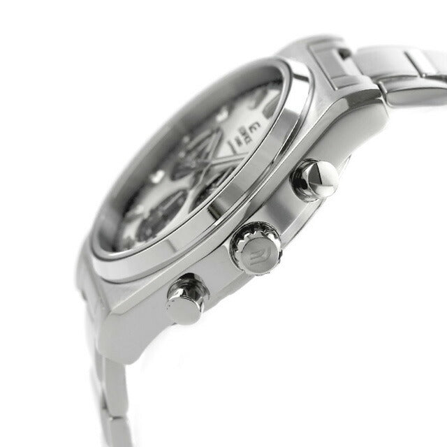 エディフィス EDIFICE クォーツ 電池式 B-730D-7AV スタンダード クロノグラフ 海外モデル メンズ 腕時計 ブランド カシオ casio アナログ シルバー EFB-730D-7AVDF