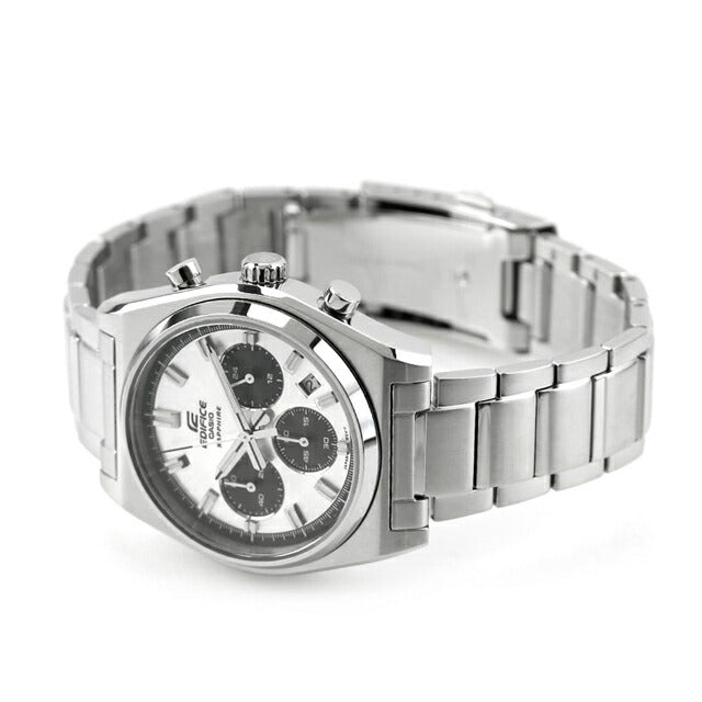 エディフィス EDIFICE クォーツ 電池式 B-730D-7AV スタンダード クロノグラフ 海外モデル メンズ 腕時計 ブランド カシオ casio アナログ シルバー EFB-730D-7AVDF