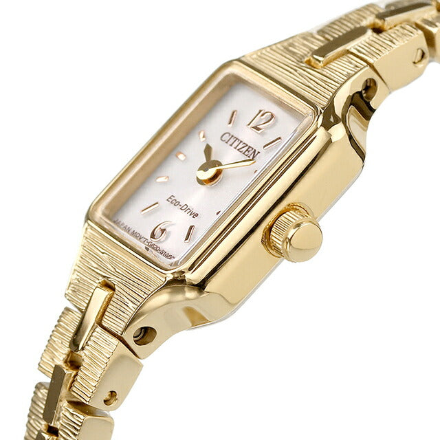 Citizen Key Square Metal Band Eco Drive Solar EG2042-50A观看品牌女性EG2042-50A
