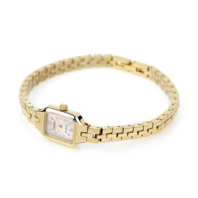 Citizen Key Square Metal Band Eco Drive Solar EG2042-50A观看品牌女性EG2042-50A
