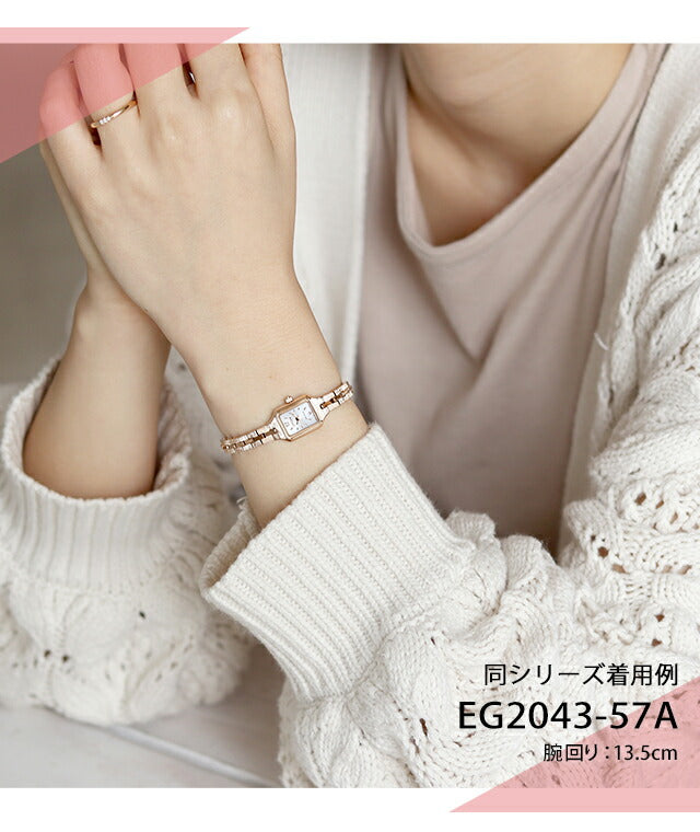 Citizen Key Eco Drive观看品牌女性太阳能公民KII模拟白银从型号EG2043-57A中选择