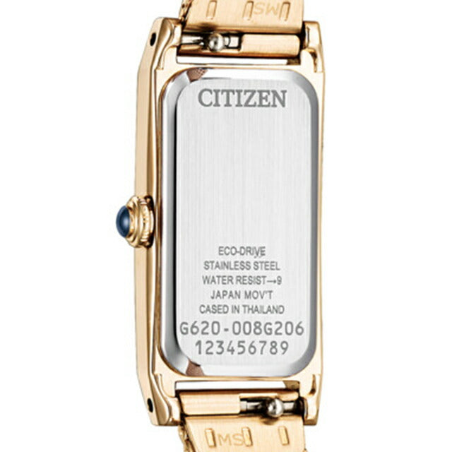 Citizen KII 2Way模型光生态驱动器观看品牌妇女有限数量型号替换带太阳能公民KII EG7043-33A模拟模拟EG7043-33A