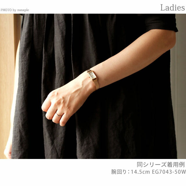 Citizen Key Eco Drive观看品牌女士太阳能公民KII模拟银白色外壳白色从型号EG7043-50W中选择