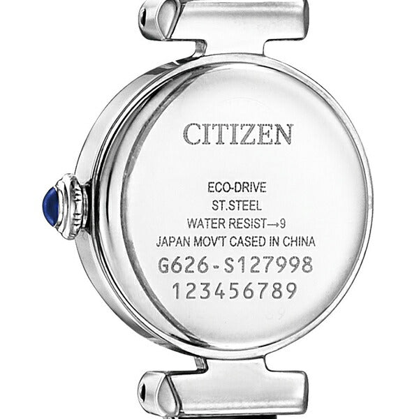 Citizen Key Solar Eco Drive妇女观看品牌EG7080-53A公民银牌EG7080-53A