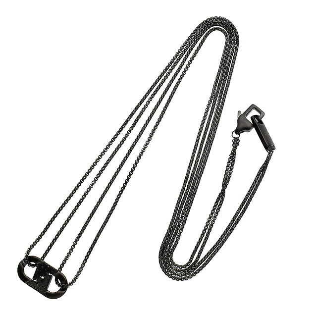 エンポリオ・アルマーニ ネックレス メンズ ブランド EMPORIO ARMANI EGS3172001 ブラック