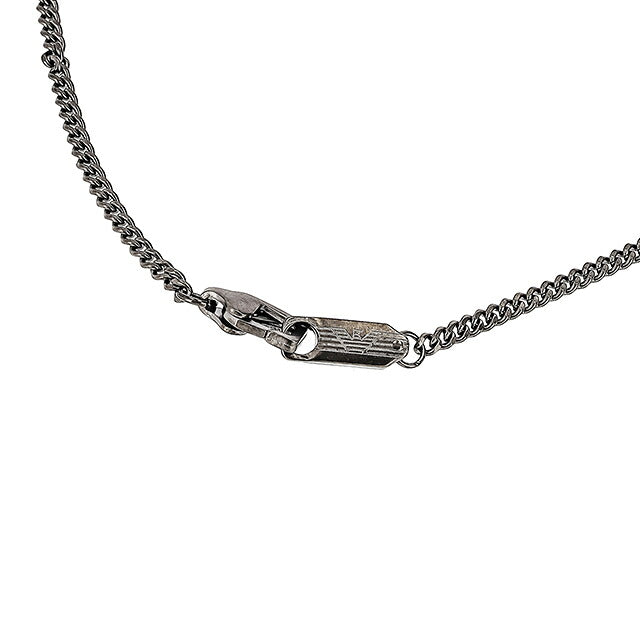 エンポリオ・アルマーニ ネックレス メンズ レディース ブランド EMPORIO ARMANI China EGS3239060 ガンメタ アクセサリー ジュエリー ブランド 高級 おしゃれ プレゼント 実用的 ペア
