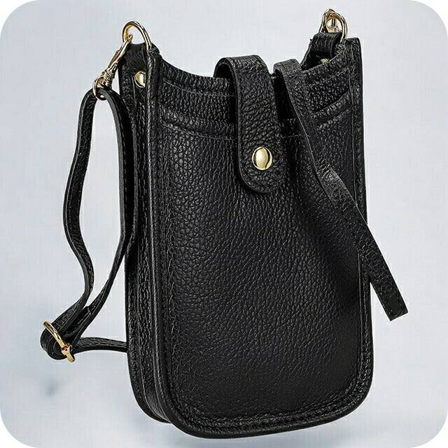 オウレンティ ショルダーバッグ レディース ブランド AULENTTI EL882DO D28 ブラック EL882DO-D28