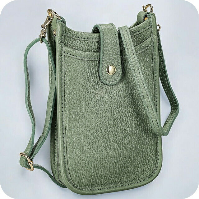 オウレンティ ショルダーバッグ レディース ブランド AULENTTI EL882DO D96 グリーン系 EL882DO-D96