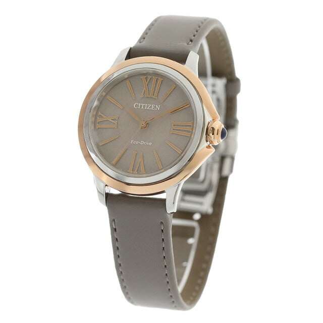 CITIZEN L ROUND Collection Photo-powered eco-drive watch brand for women Solar CITIZEN L EM1166-01Z Analog Gray EM1166-01Z