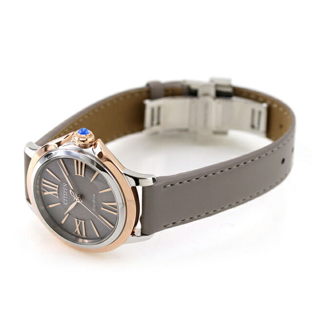 CITIZEN L ROUND Collection Photo-powered eco-drive watch brand for women Solar CITIZEN L EM1166-01Z Analog Gray EM1166-01Z