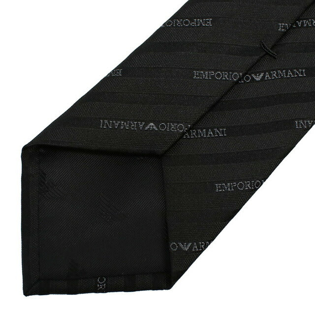 エンポリオ・アルマーニ ネクタイ メンズ ブランド EMPORIO ARMANI イタリア 340049 BLACK ブラック 小物 EMA340049011