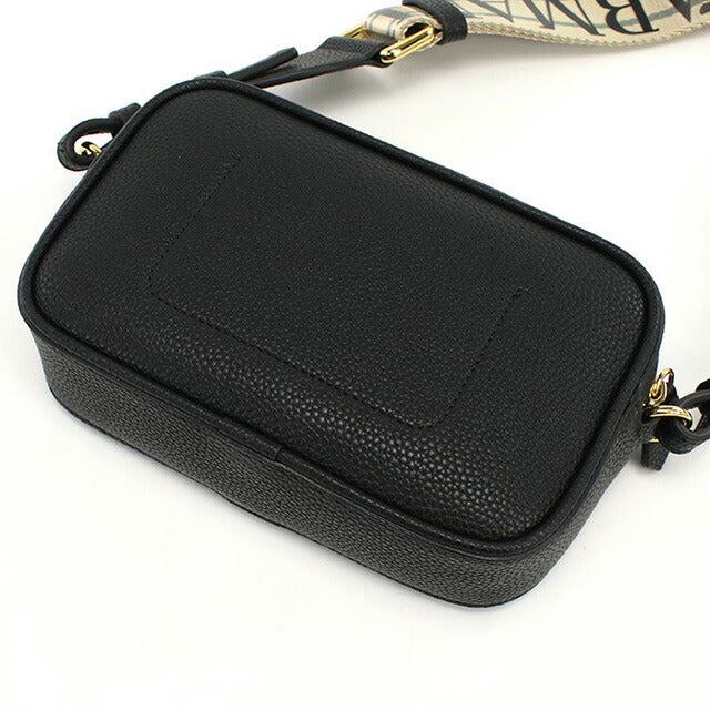 エンポリオ・アルマーニ 斜め掛け ショルダーバッグ レディース ブランド EMPORIO ARMANI レザー Y3H276 BLACK-SILVER ブラック バッグ EMAY3H276011