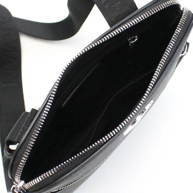 エンポリオ・アルマーニ 斜め掛けショルダーバッグ メンズ ブランド ポリアミド ポリエステル Y4M185 BLACK ブラック バッグ EMAY4M185061