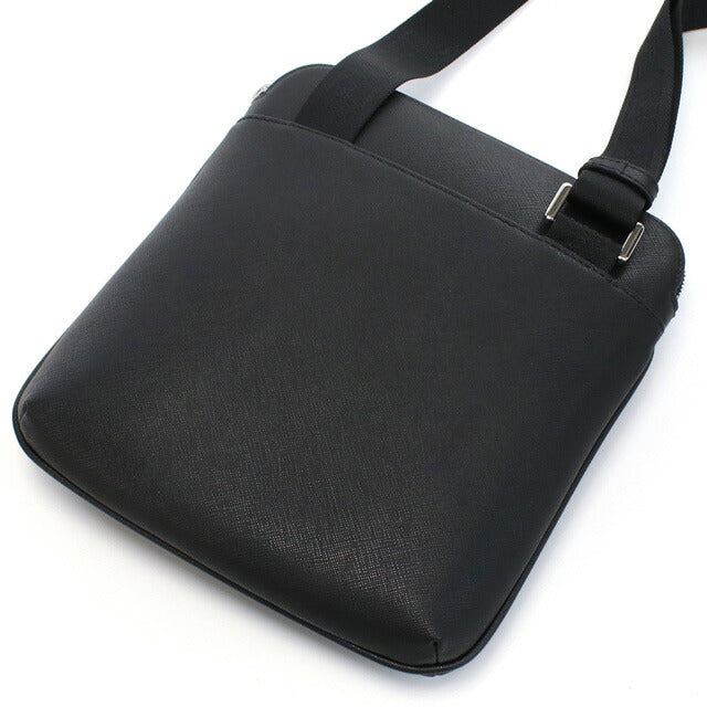 エンポリオ・アルマーニ 斜め掛けショルダーバッグ メンズ ブランド ポリアミド ポリエステル Y4M185 BLACK ブラック バッグ EMAY4M185061