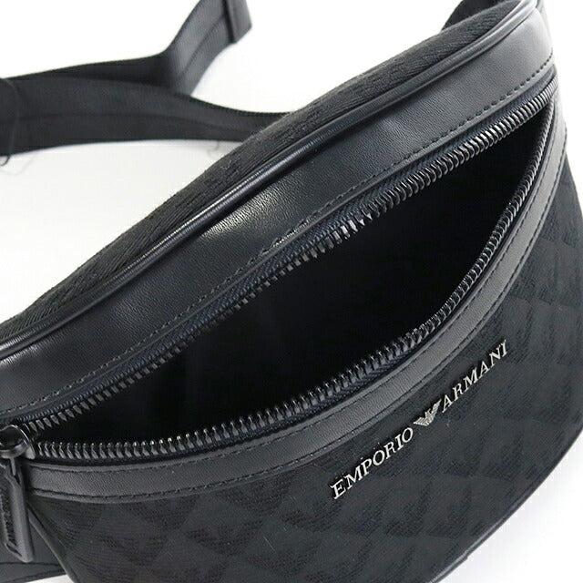 エンポリオ・アルマーニ ウエストバッグ メンズ ブランド EMPORIO ARMANI Y4O312 ブラック EMAY4O312011