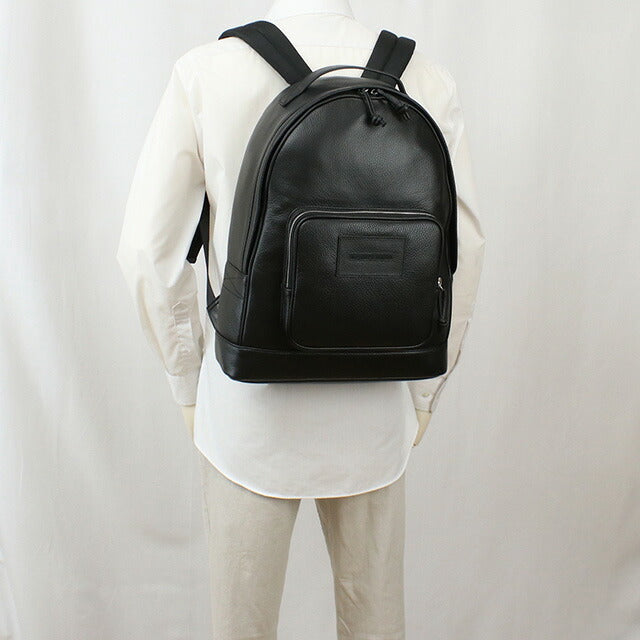 エンポリオ・アルマーニ リュック メンズ ブランド EMPORIO ARMANI レザー Y4O334 BLACK ブラック バッグ EMAY4O334011