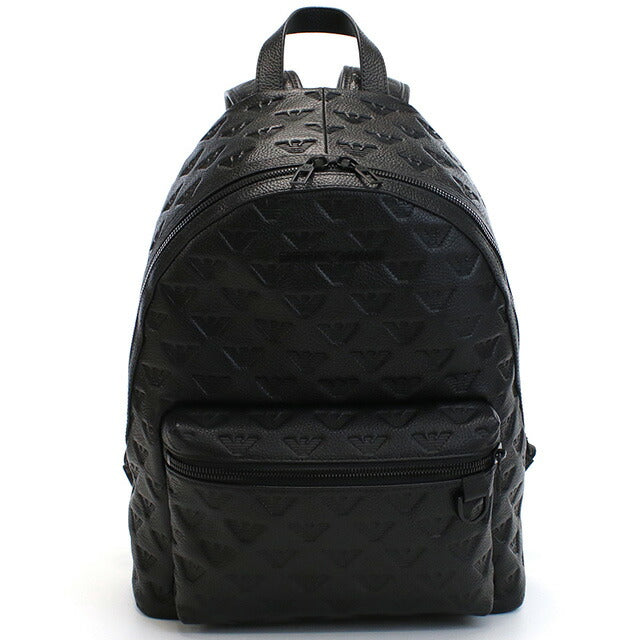 エンポリオ・アルマーニ リュック メンズ ブランド EMPORIO ARMANI レザー Y4O370 BLACK ブラック バッグ EMAY4O370011