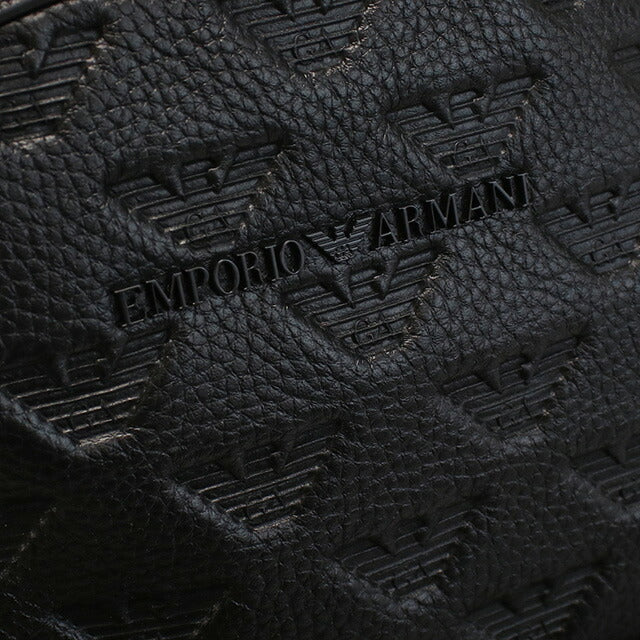 エンポリオ・アルマーニ リュック メンズ ブランド EMPORIO ARMANI レザー Y4O370 BLACK ブラック バッグ EMAY4O370011
