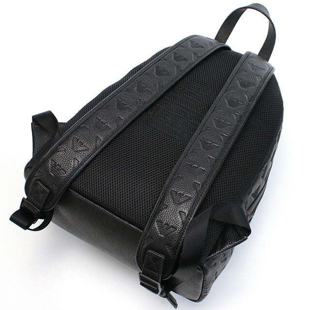 エンポリオ・アルマーニ リュック メンズ ブランド EMPORIO ARMANI レザー Y4O370 BLACK ブラック バッグ EMAY4O370011
