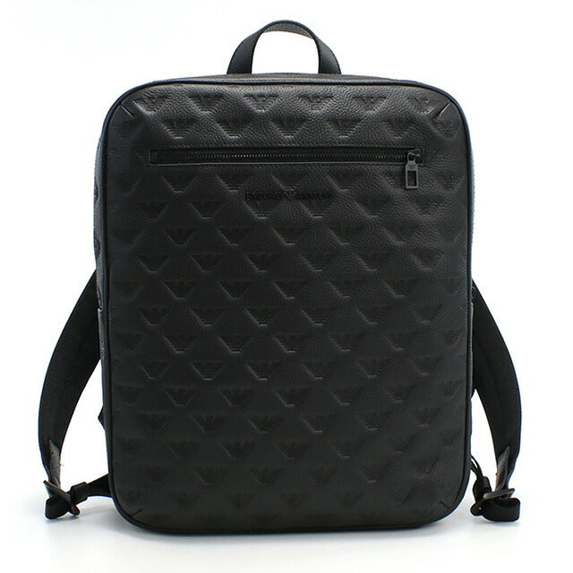 エンポリオ・アルマーニ リュック メンズ ブランド EMPORIO ARMANI レザー Y4O444 BLACK ブラック バッグ EMAY4O444011