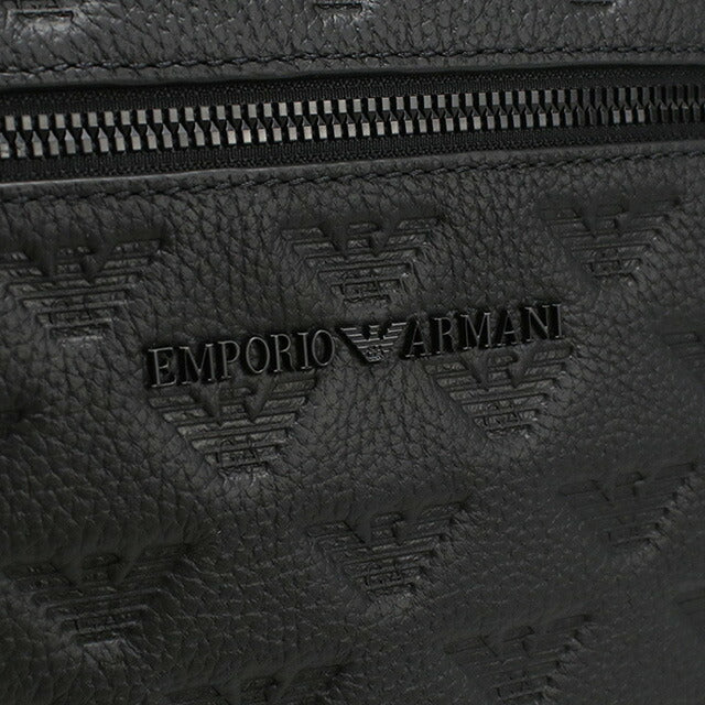 エンポリオ・アルマーニ リュック メンズ ブランド EMPORIO ARMANI レザー Y4O444 BLACK ブラック バッグ EMAY4O444011