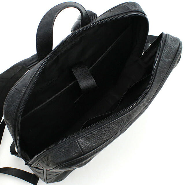エンポリオ・アルマーニ リュック メンズ ブランド EMPORIO ARMANI レザー Y4O444 BLACK ブラック バッグ EMAY4O444011