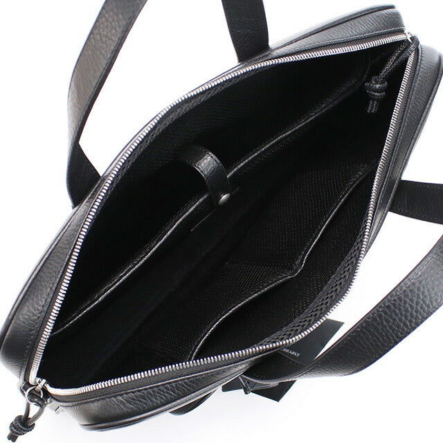 エンポリオ・アルマーニ ブリーフケース メンズ ブランド EMPORIO ARMANI レザー Y4P144 BLACK ブラック バッグ EMAY4P144011