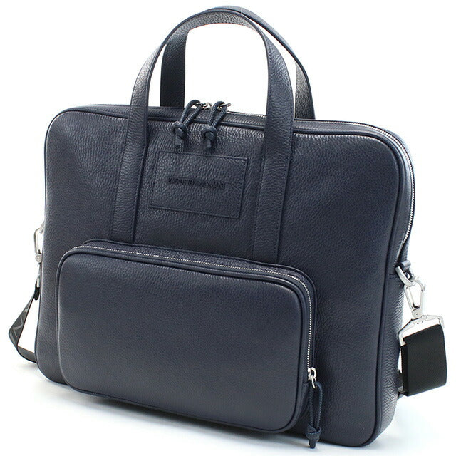 エンポリオ・アルマーニ ブリーフケース メンズ ブランド EMPORIO ARMANI レザー Y4P144 NAVY BLUE ネイビー系 バッグ EMAY4P144021