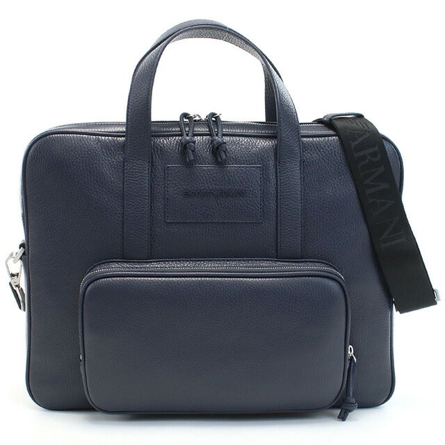 エンポリオ・アルマーニ ブリーフケース メンズ ブランド EMPORIO ARMANI レザー Y4P144 NAVY BLUE ネイビー系 バッグ EMAY4P144021