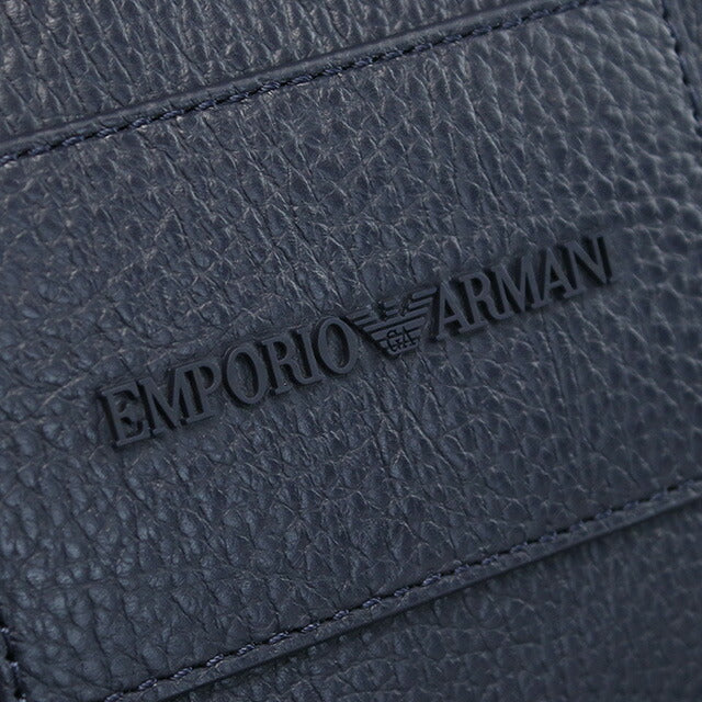 エンポリオ・アルマーニ ブリーフケース メンズ ブランド EMPORIO ARMANI レザー Y4P144 NAVY BLUE ネイビー系 バッグ EMAY4P144021