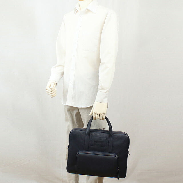 エンポリオ・アルマーニ ブリーフケース メンズ ブランド EMPORIO ARMANI レザー Y4P144 NAVY BLUE ネイビー系 バッグ EMAY4P144021