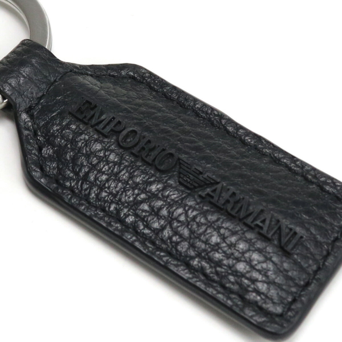 エンポリオ・アルマーニ カードケース メンズ レザー チュニジア Y4R382 BLACK ブラック 財布 EMAY4R382011