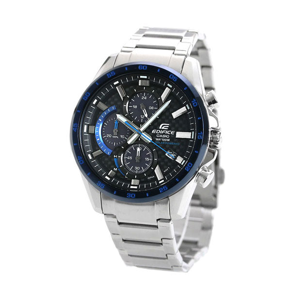 カシオ エディフィス ソーラー クロノグラフ 海外モデル メンズ 腕時計 EQS-900DB-2ADR CASIO EDIFICE ブラック EQS-900DB-2ADR