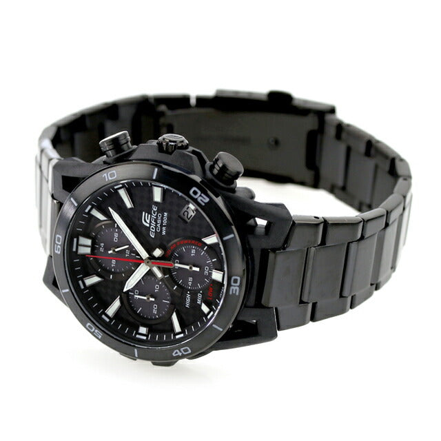 エディフィス EDIFICE ソーラー EQS-960DC-1AV サスペンション 海外モデル メンズ 腕時計 ブランド カシオ casio アナログ ブラック 黒 EQS-960DC-1AVDF