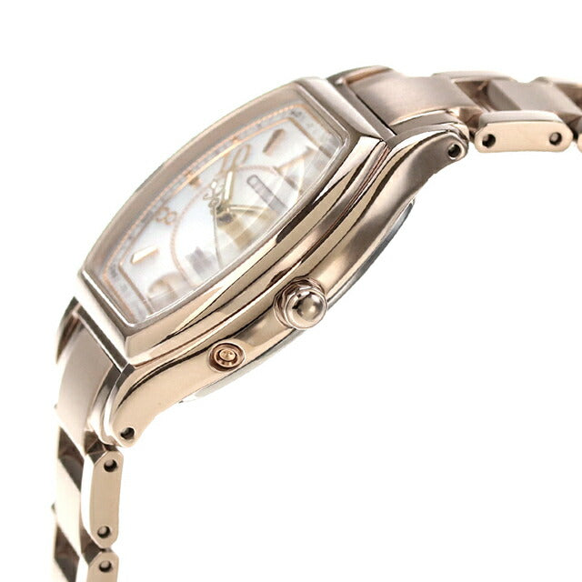 Citizen Cross Sea Sakura Pink R Eco Drive Solar Radio titanium ES9354-69A公民XC女子手表品牌ES9354-69A
