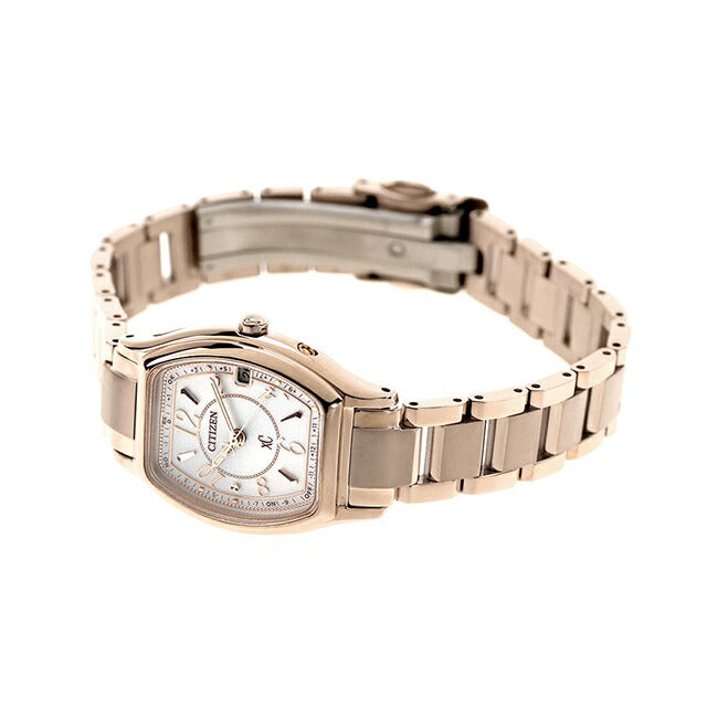 Citizen Cross Sea Sakura Pink R Eco Drive Solar Radio titanium ES9354-69A公民XC女子手表品牌ES9354-69A