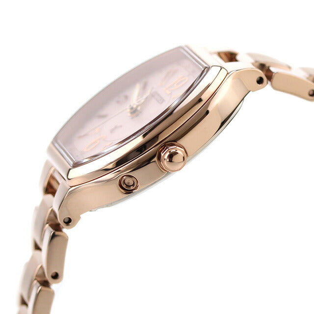 公民Crosscy Eco Drive太阳能无线电女士手表品牌Sakura Pink R ES9365-54W Citizen XC ES9365-54W