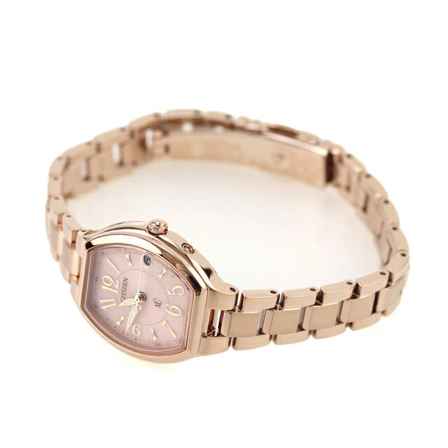 公民Crosscy Eco Drive太阳能无线电女士手表品牌Sakura Pink R ES9365-54W Citizen XC ES9365-54W
