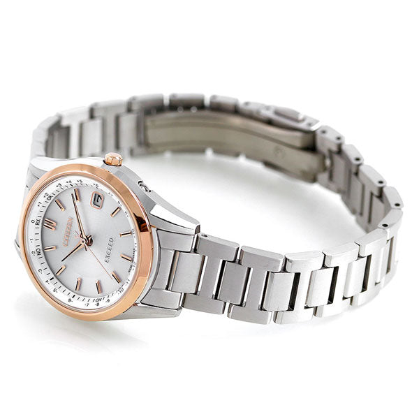Citizen Exceed Eco Drive Solar Radio Titanium Women&