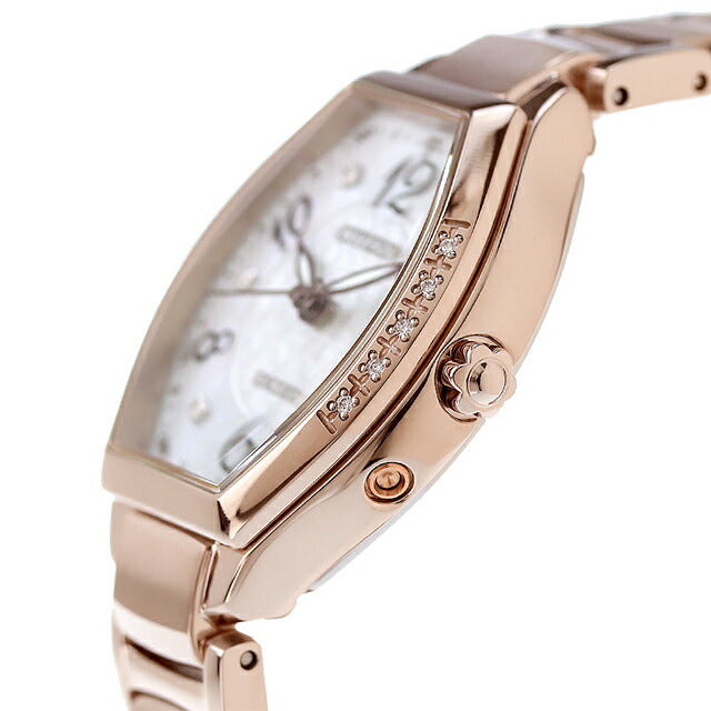 公民超过Eco Drive Solar Radio Sakura Pink R ES9385-57W公民观看品牌女性ES9385-57W
